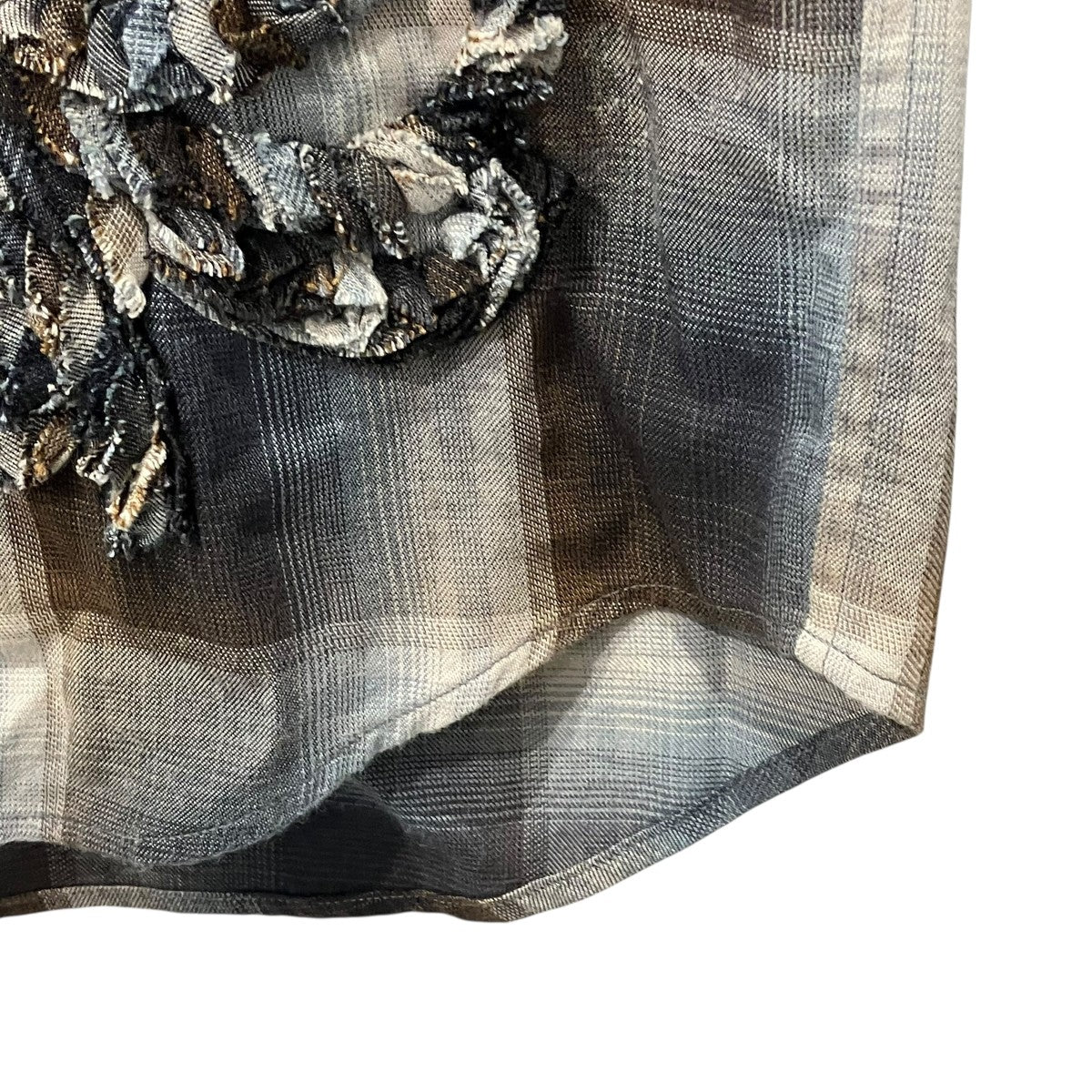 25AWCHECK EMBROIDERY SHIRTSチェック長袖シャツTA25AW-SH020