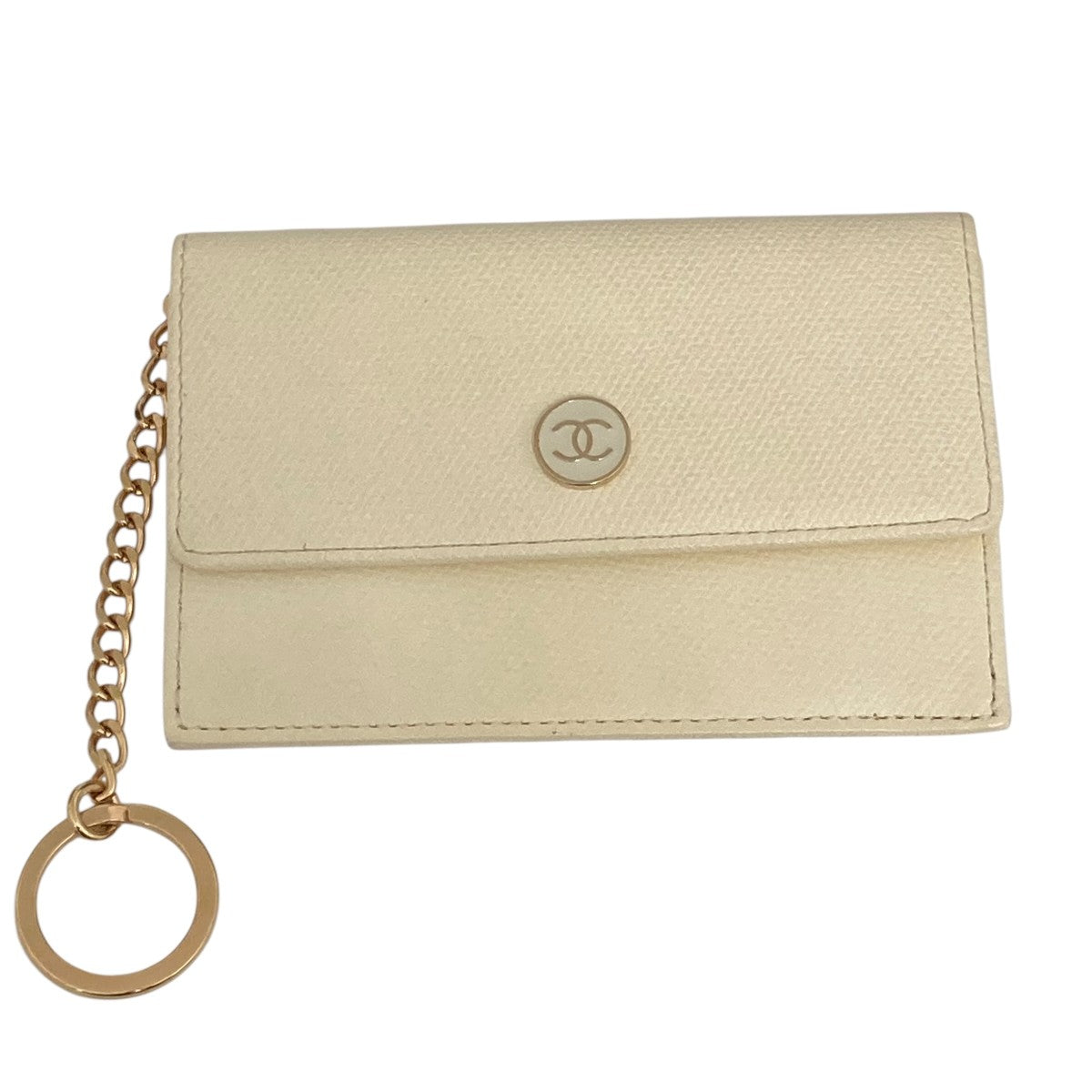 CHANEL(シャネル) VINTAGE キーリング付きカードケース 100