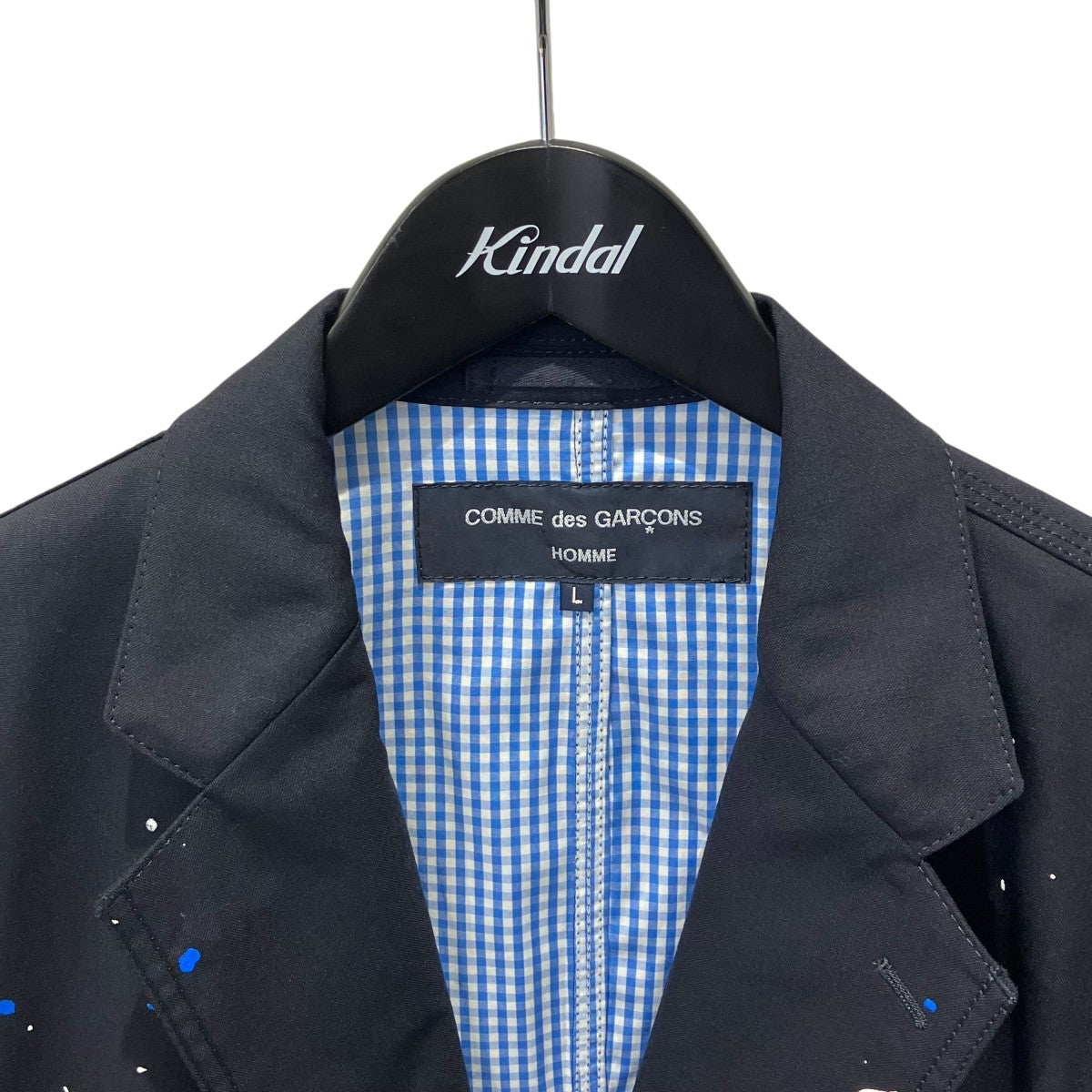 19AWWOOL PAINT JACKET ペンキ加工テーラードジャケットHD-J016