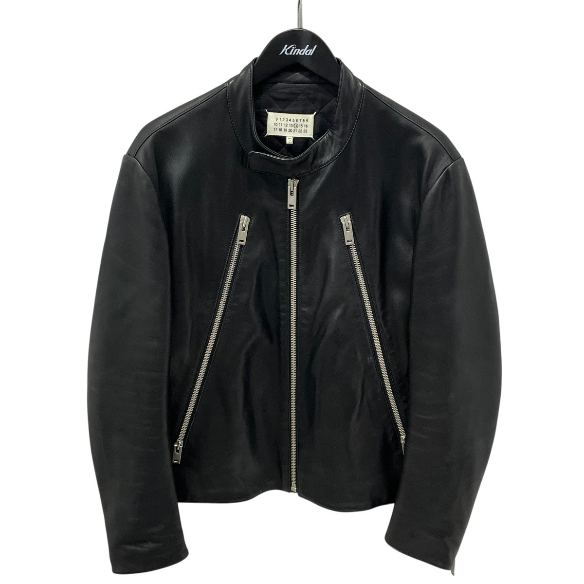 16AW5ZIP LEATHRE RIDERS JACKET八の字 ライダースS50AM0268