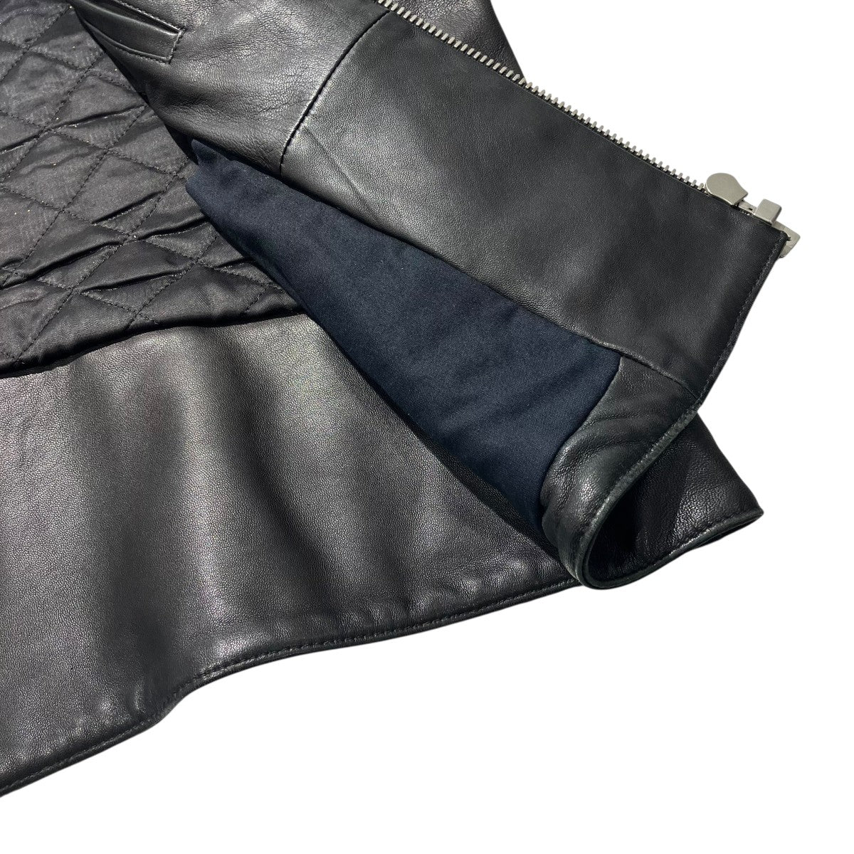 16AW5ZIP LEATHRE RIDERS JACKET八の字 ライダースS50AM0268