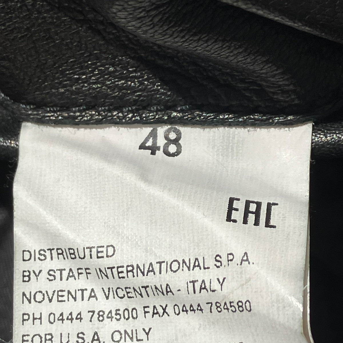 16AW5ZIP LEATHRE RIDERS JACKET八の字 ライダースS50AM0268