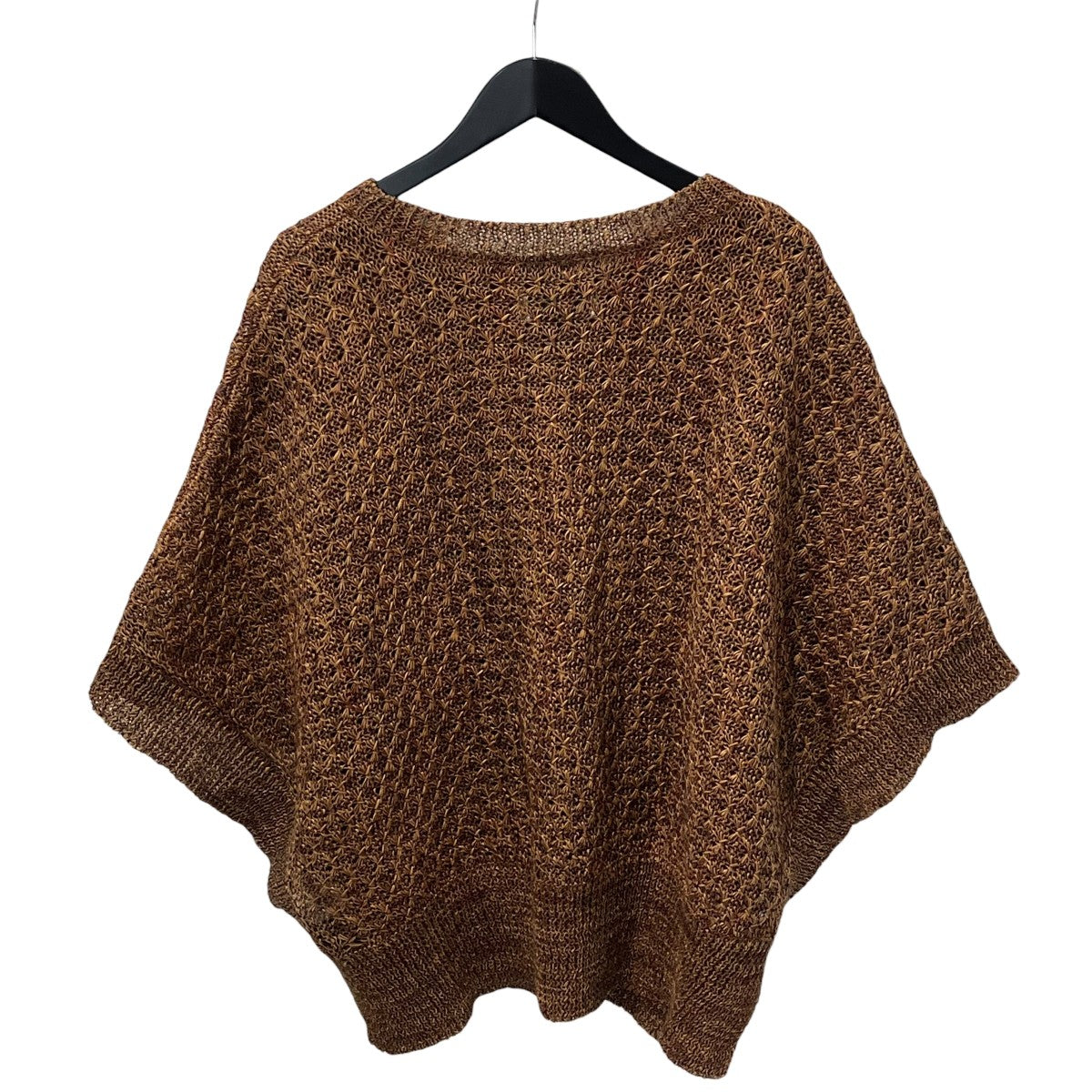 和紙編みポンチョベストポンチョ