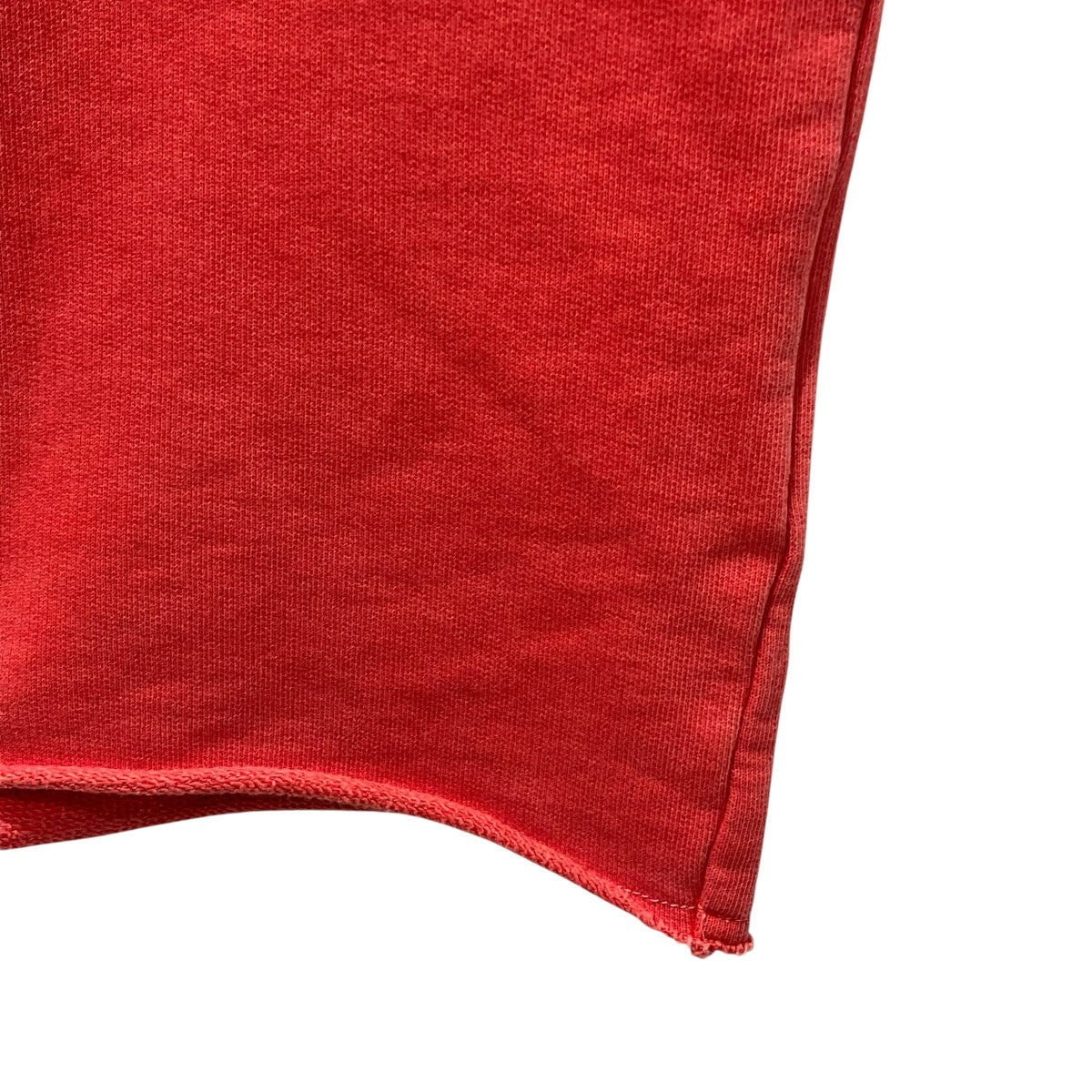 SLEEVELESS SWEATER SWEAT RED OLD DYEスウェットベスト