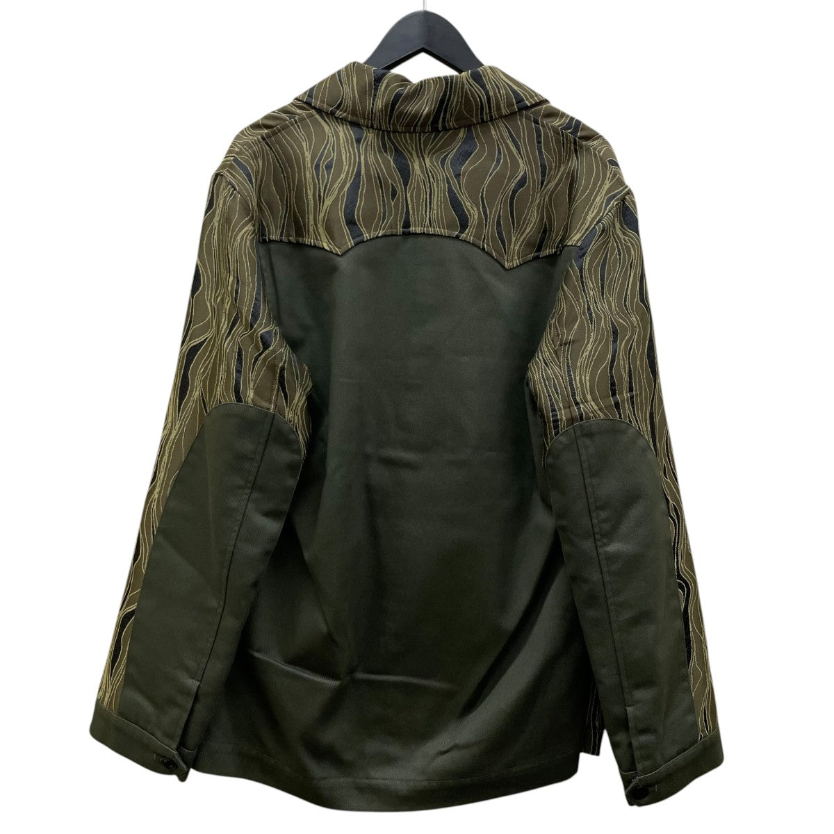 SWIRL PATTERN SHIRT JACKET総柄 シャツジャケット