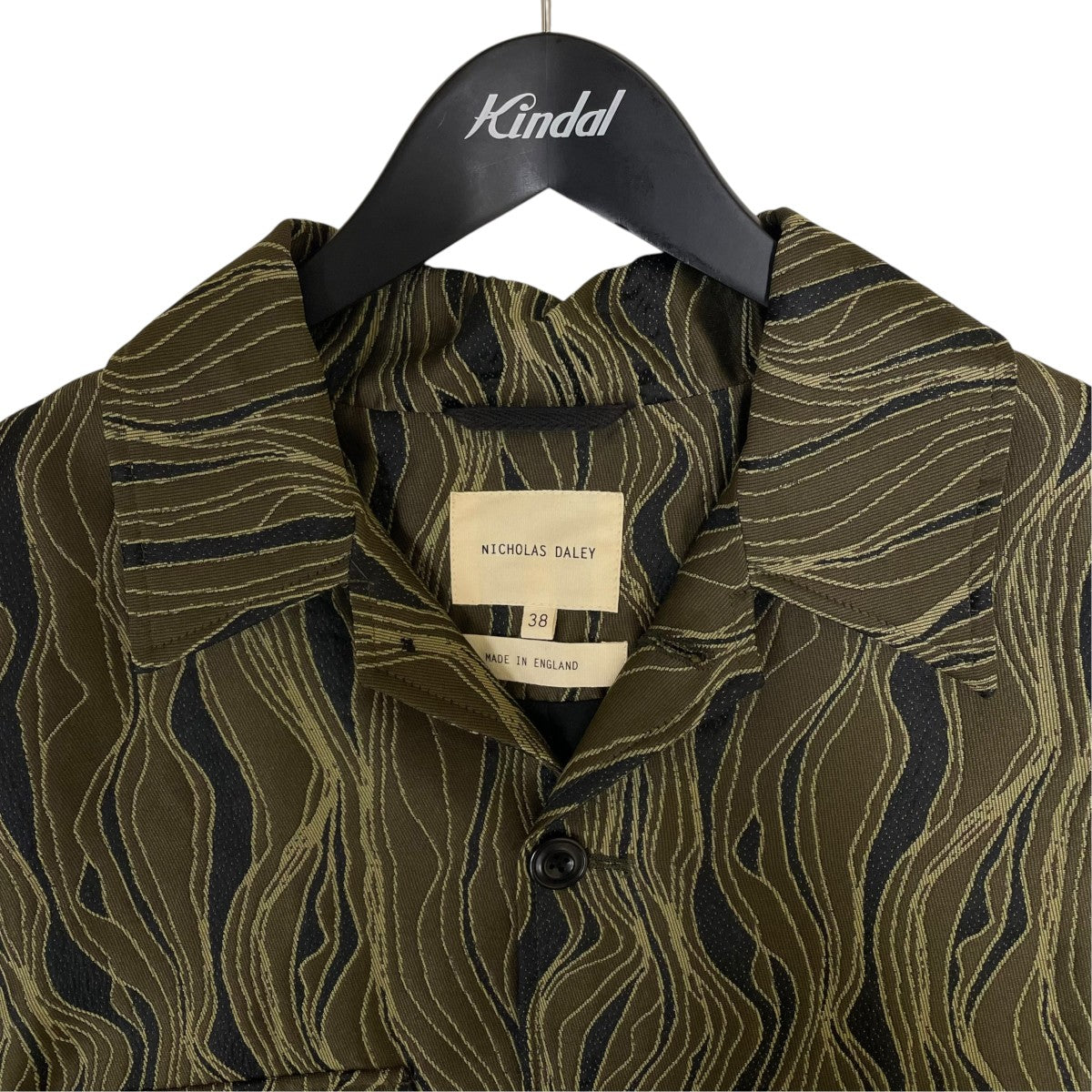 SWIRL PATTERN SHIRT JACKET総柄 シャツジャケット