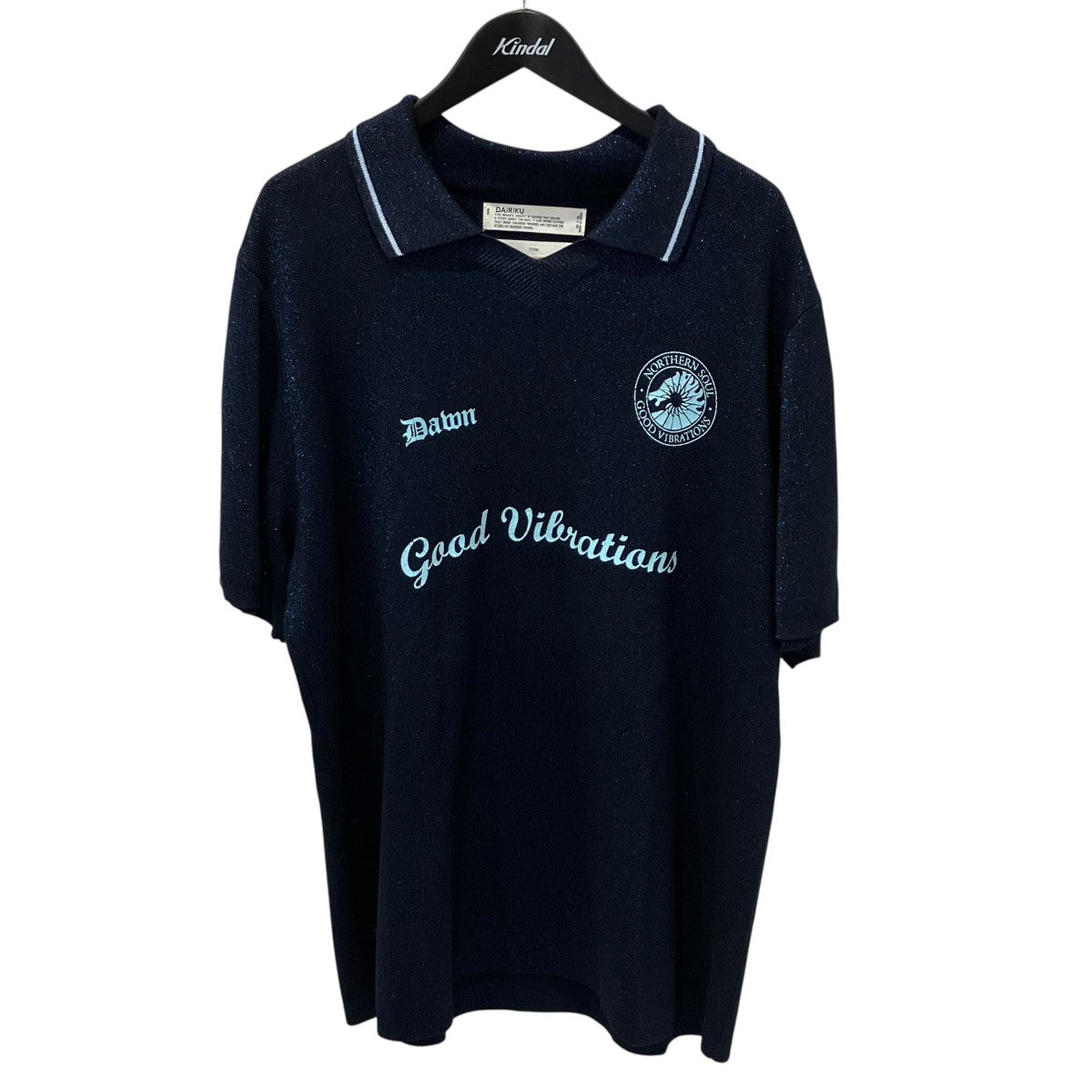 23AWLame Soccer Uniform Knit Pulloverニットポロシャツ23AW K-9