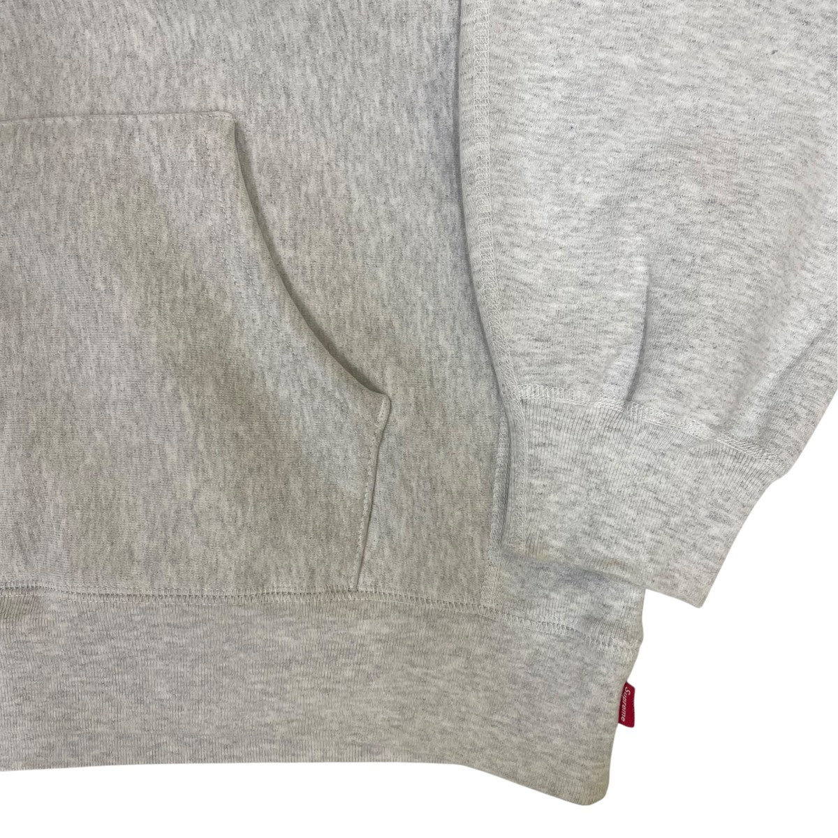 23AWBox Logo Hooded Sweatshirt カモ柄ボックスロゴワッペン コットン プルオーバー フーディー