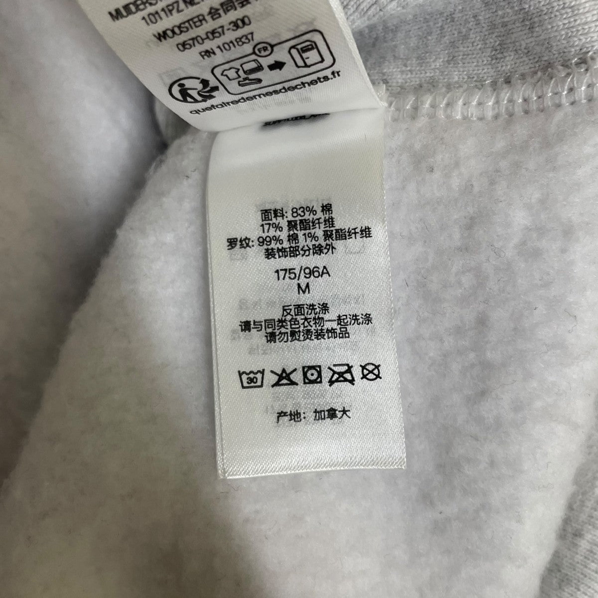 23AWBox Logo Hooded Sweatshirt カモ柄ボックスロゴワッペン コットン プルオーバー フーディー