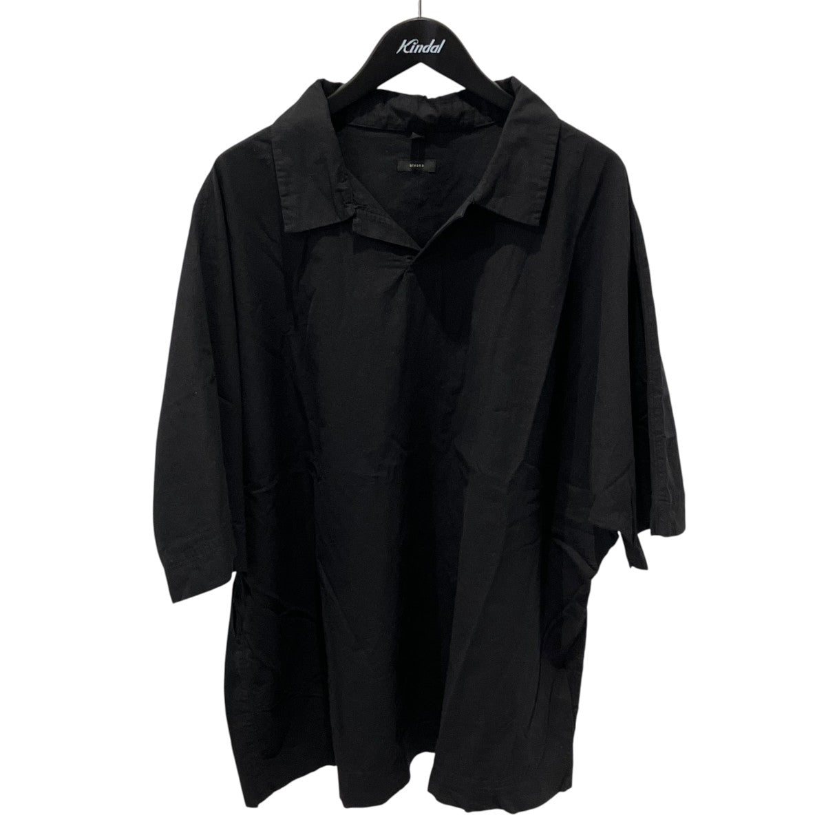 UNEVEN OPEN COLLAR S／S SHIRTS半袖シャツ