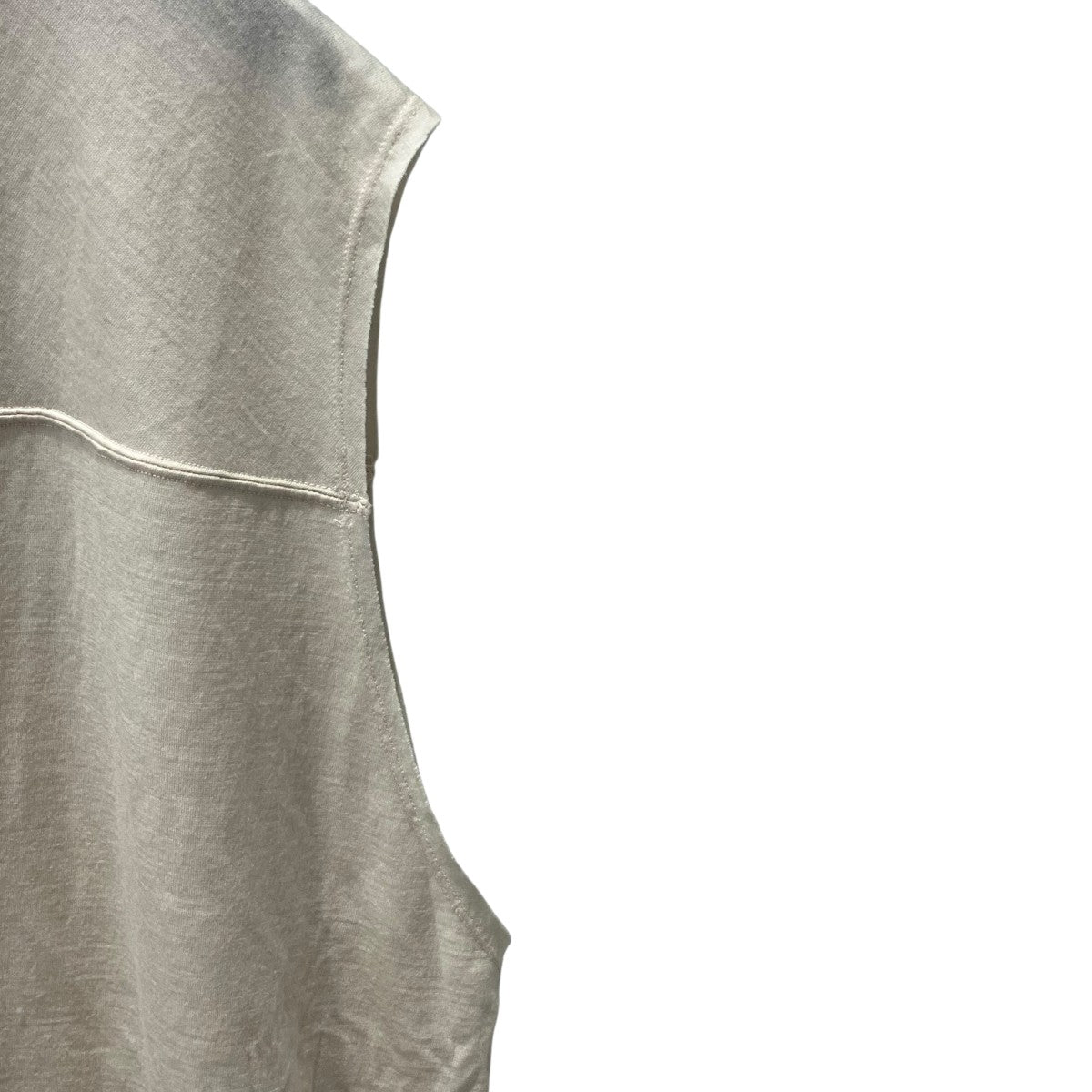 26SSsw ns top／ecruノースリーブTシャツbo-06cn03