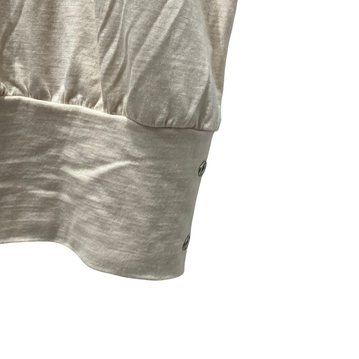 26SSsw ns top／ecruノースリーブTシャツbo-06cn03