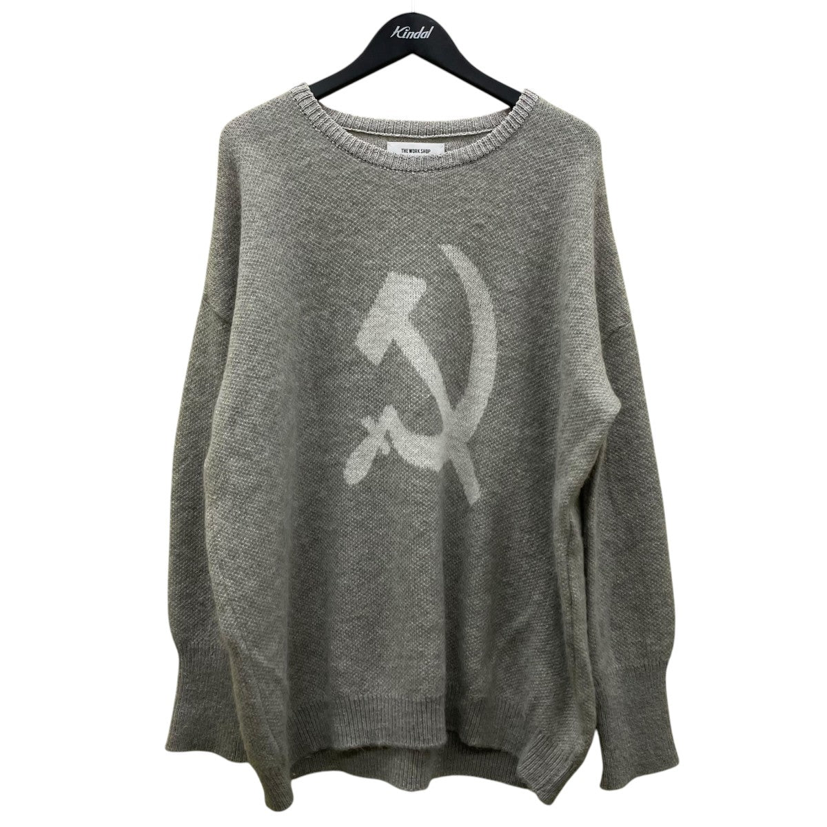18AWCOMMUNISM KNIT SWEATER厚手ニット