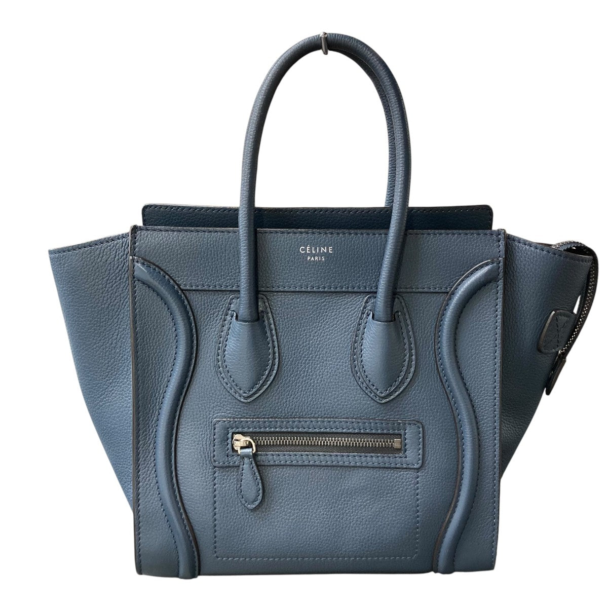 【チポリン　様】CELINE セリーヌ　ラゲージ　マイクロショッパー　ブルー系 CELINE(セリーヌ) マイクロショッパー S-AT-1103 ブルー｜【公式