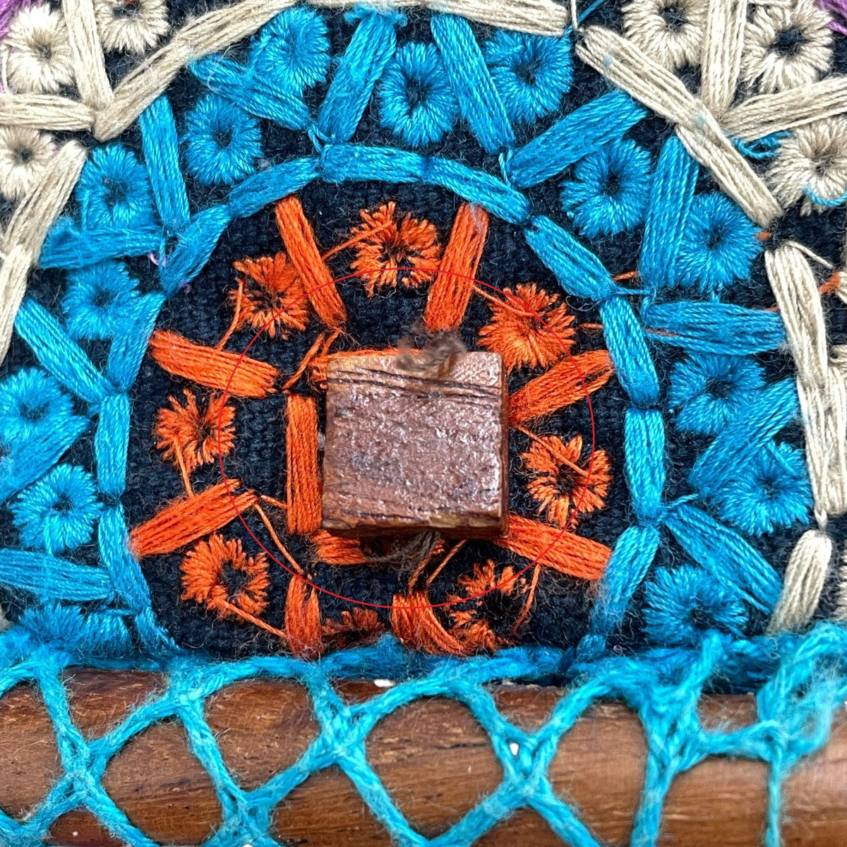 刺繍バッグ