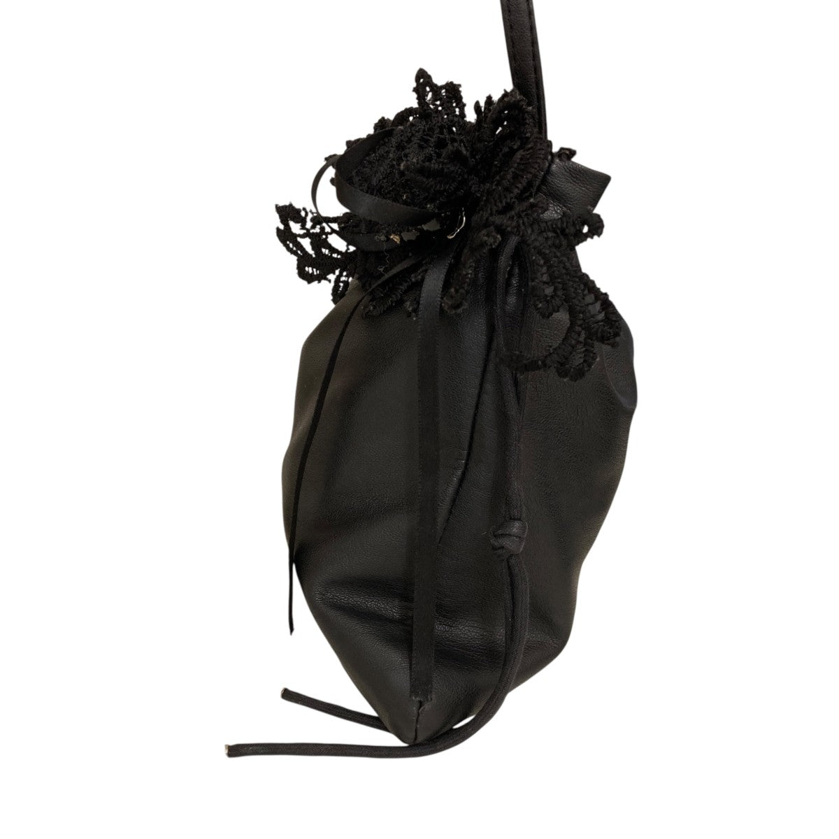 DAISUKE TANAKA STUSIOUS別注LACE FLOWER DRAWSTRING SACOCHEショルダーバッグ 古着・中古-3枚目のアイテム画像