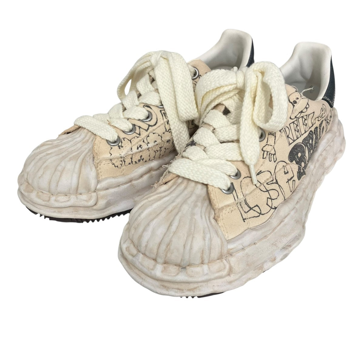 26SSBLAKEY graffiti printed LowスニーカーA16FW730