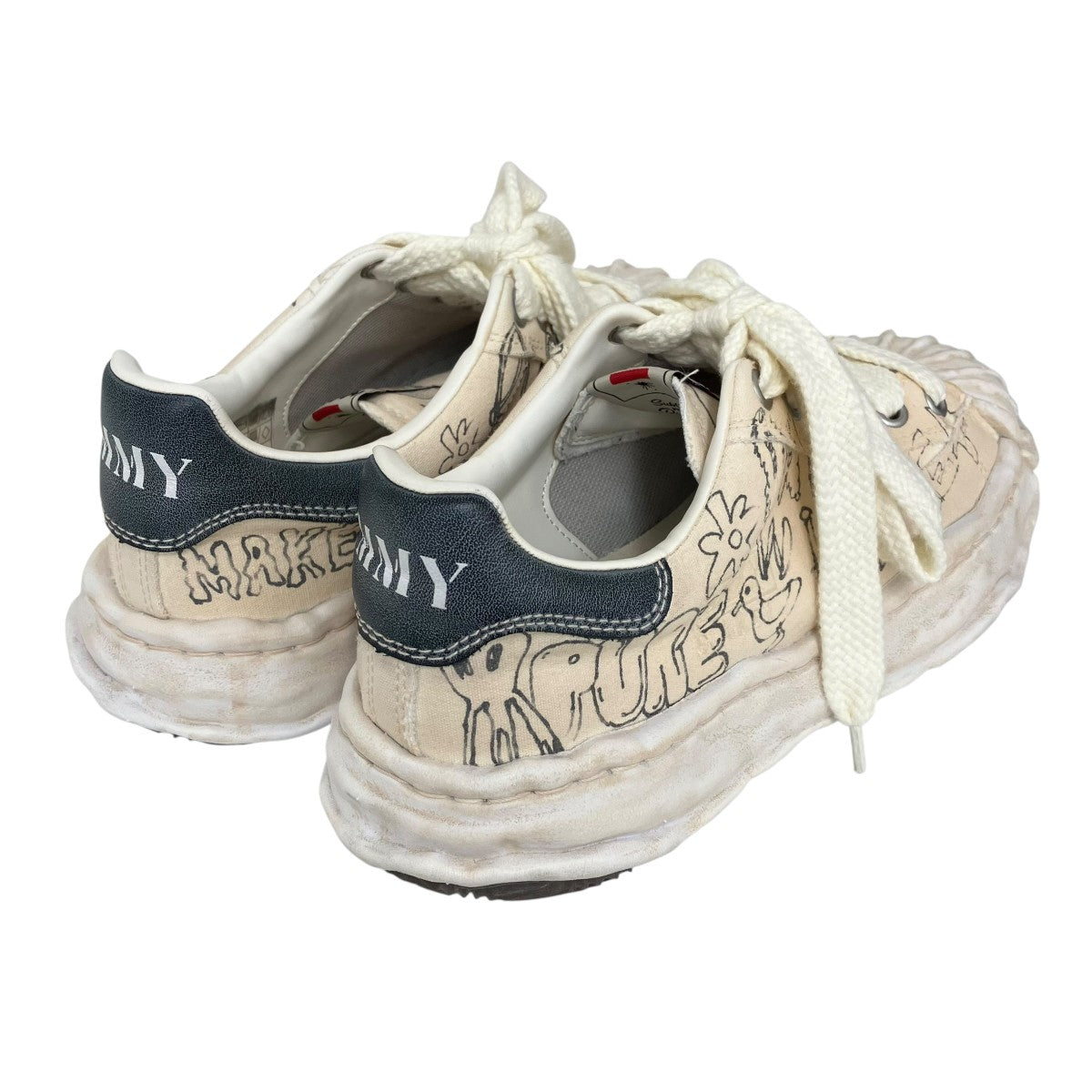 26SSBLAKEY graffiti printed LowスニーカーA16FW730