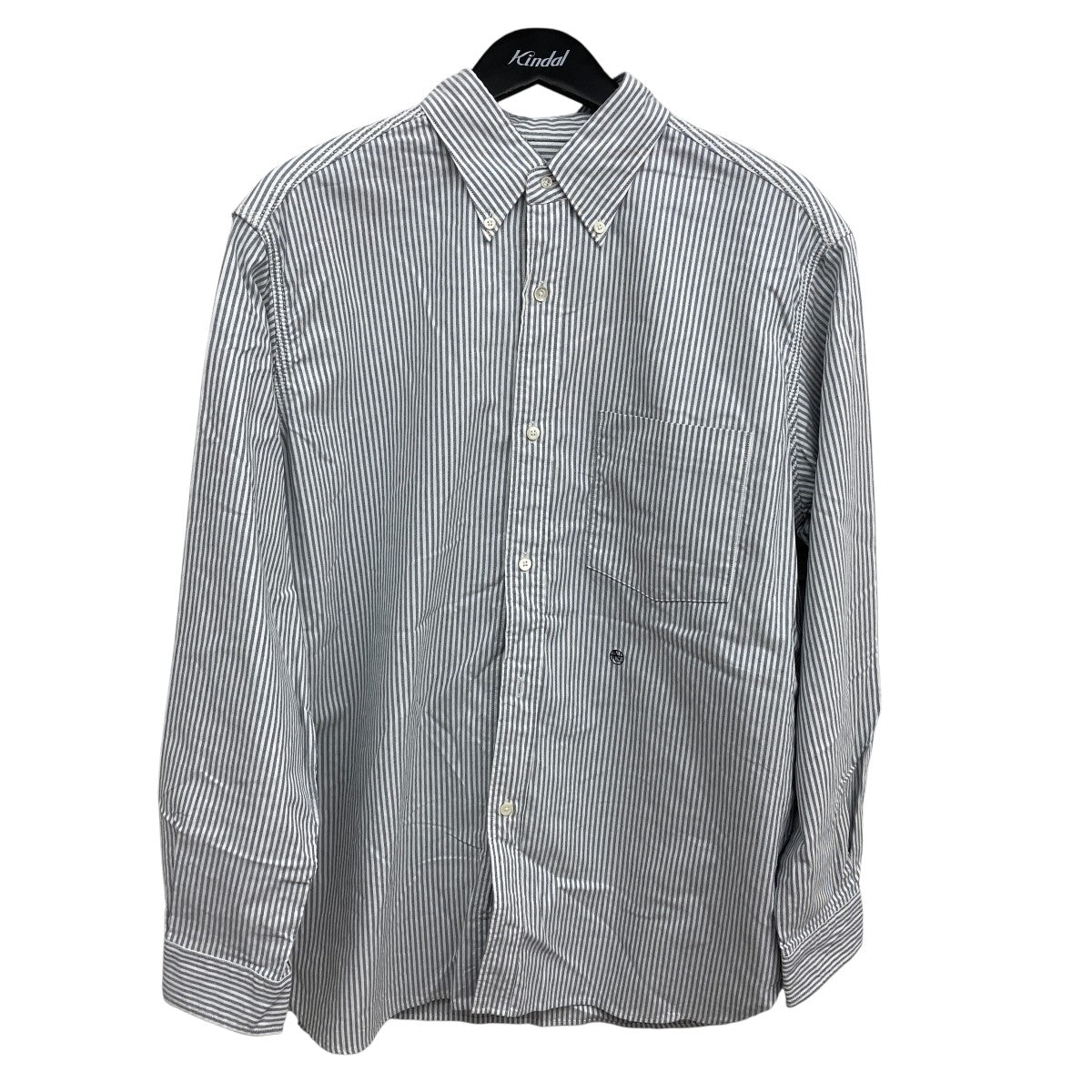 Button Down Stripe Wind ShirtストライプシャツSUGS305