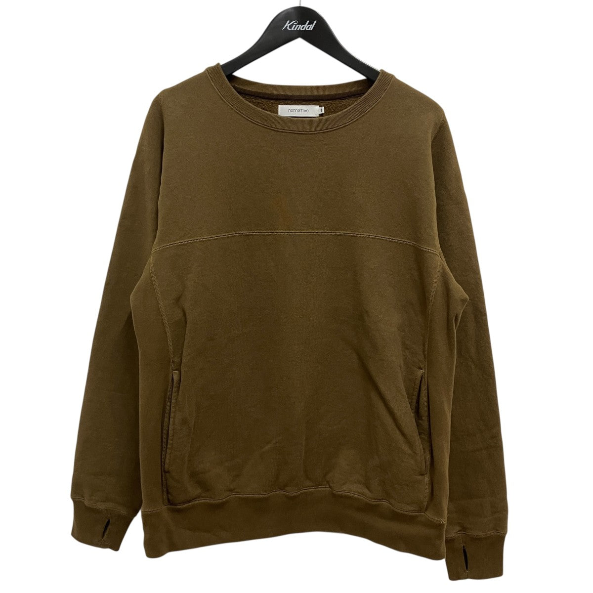 DWELLER CREW PULLOVER COTTON SWEATスウェットNN-C4701