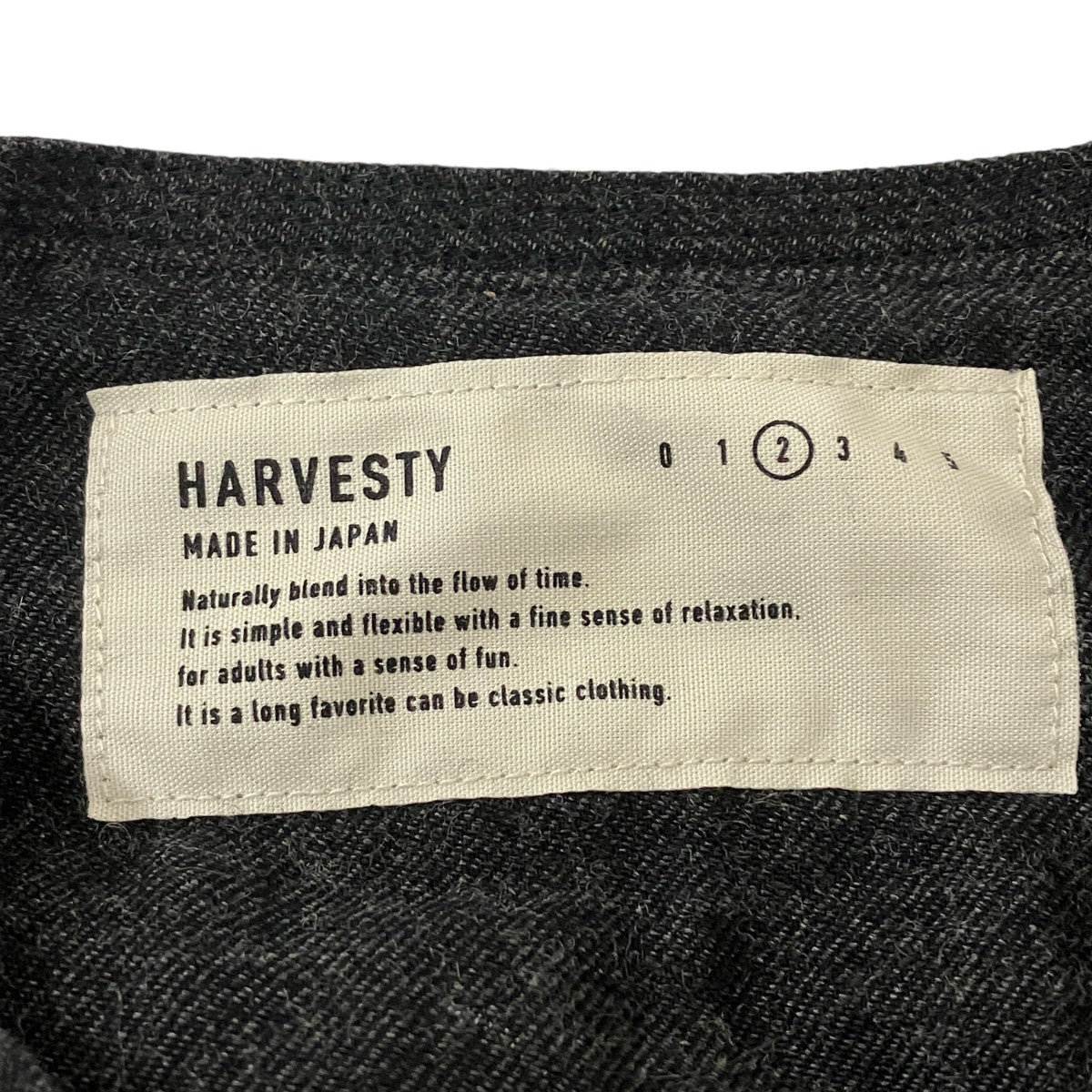 HARVESTY ウールコットンツイルアトリエローブシャツワンピースA42205-2 古着・中古-6枚目のアイテム画像