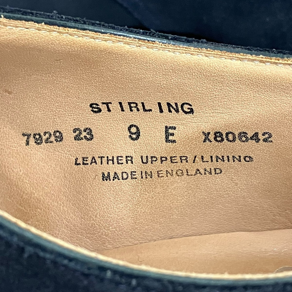 STIRLINGスウェードレザーシューズ7929