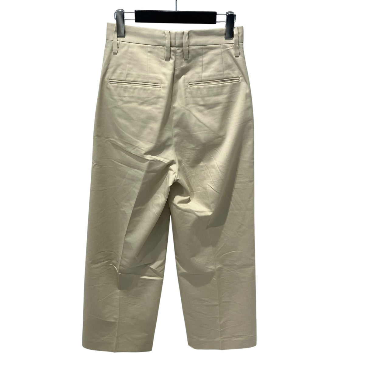 24SSEXCLUSIVE SUPER FINE WOOL COTTON TWILL PANTSスラックスA24SP08RH