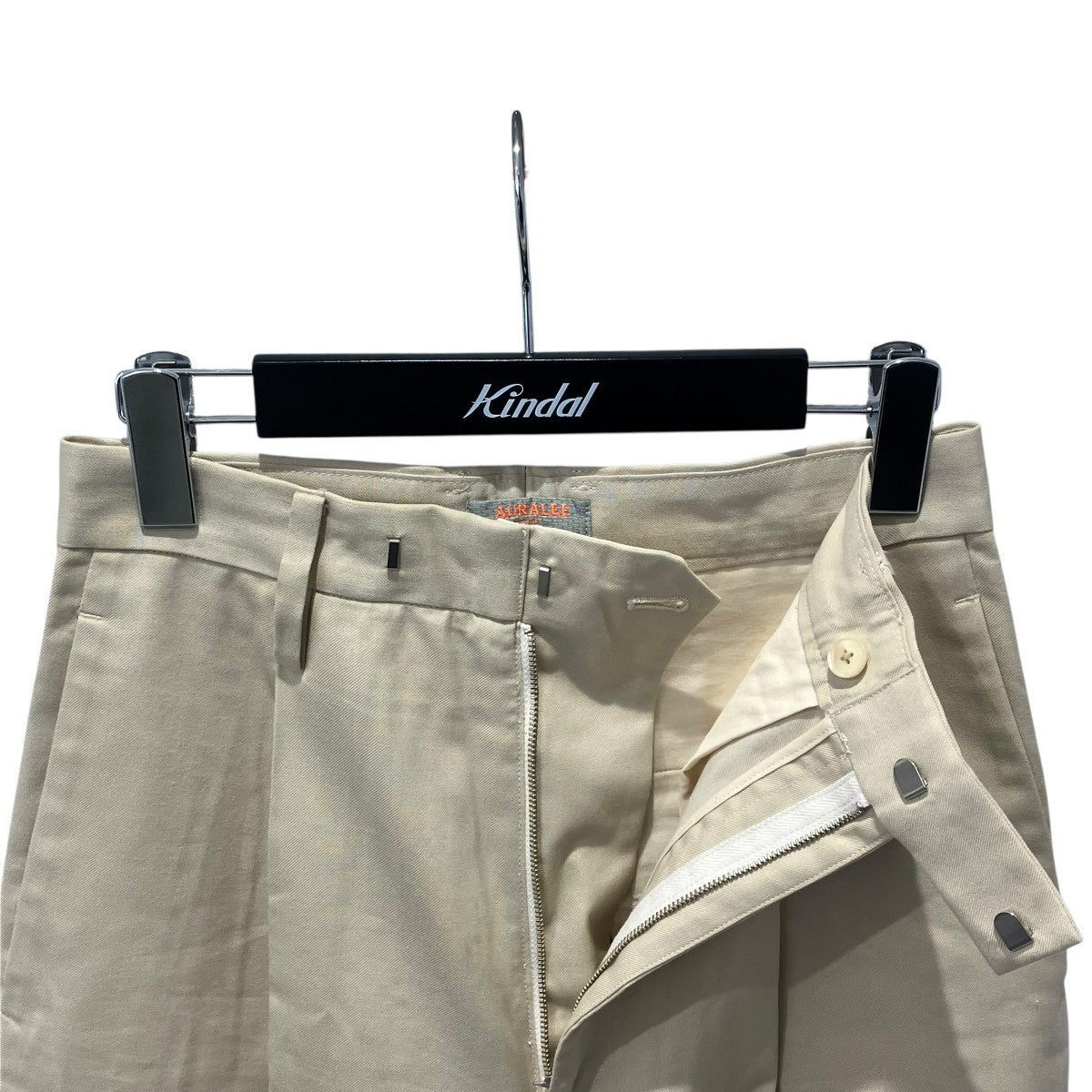 24SSEXCLUSIVE SUPER FINE WOOL COTTON TWILL PANTSスラックスA24SP08RH