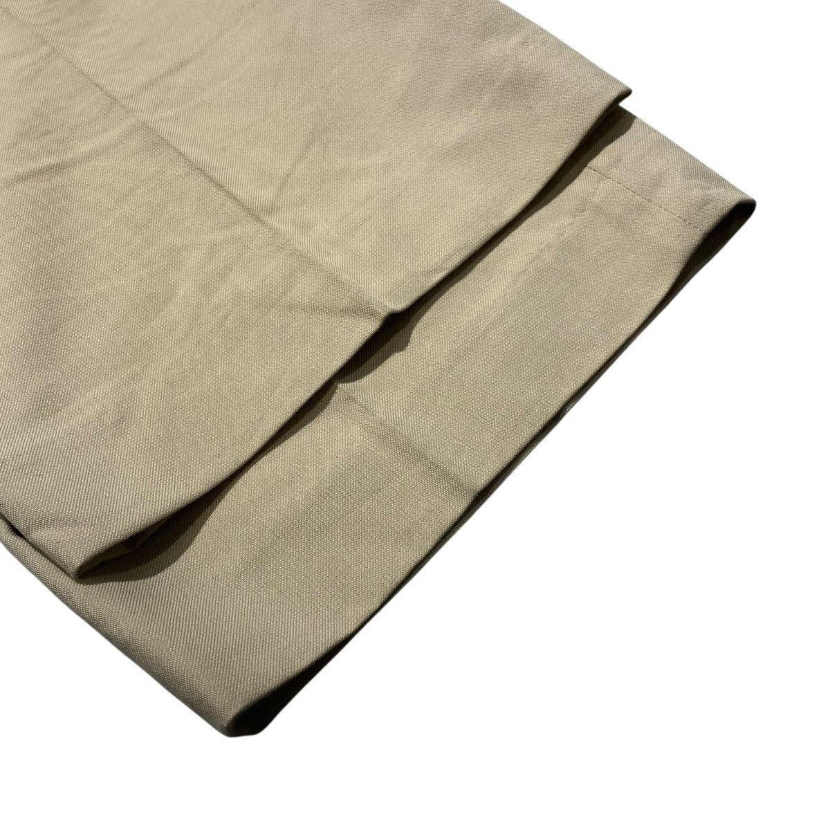 24SSEXCLUSIVE SUPER FINE WOOL COTTON TWILL PANTSスラックスA24SP08RH