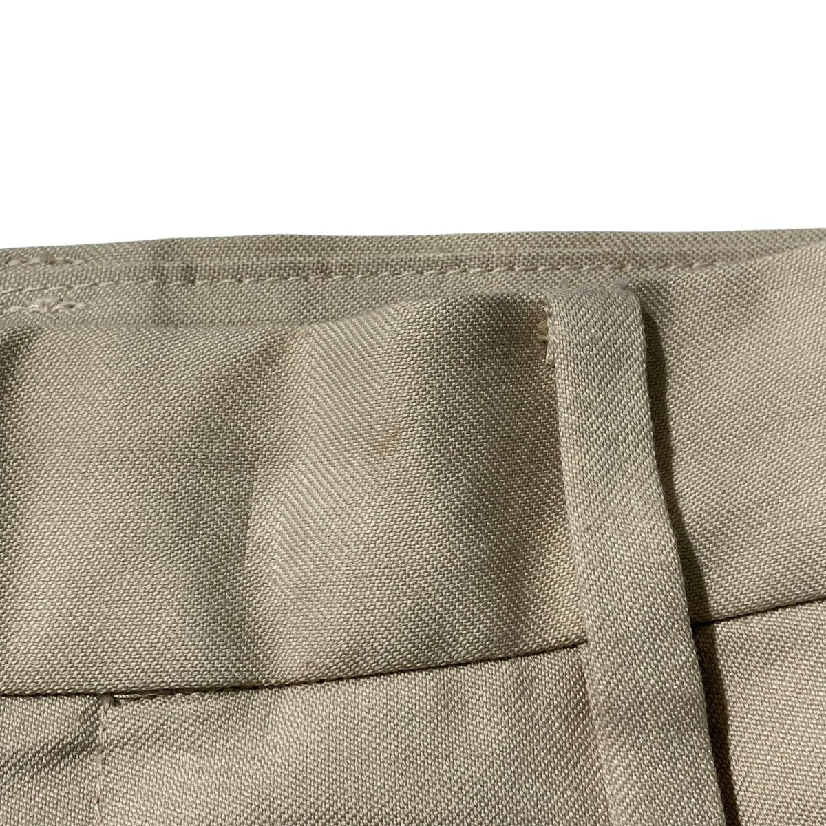24SSEXCLUSIVE SUPER FINE WOOL COTTON TWILL PANTSスラックスA24SP08RH