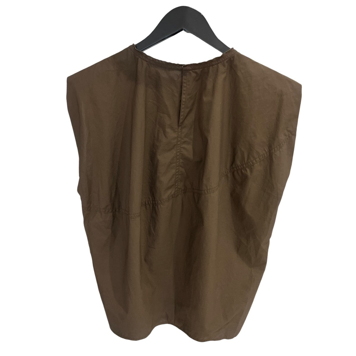 25SSSUVIN COTTON TYPEWRITER PULL OVER BLOUSEノースリーブブラウス168-5150082