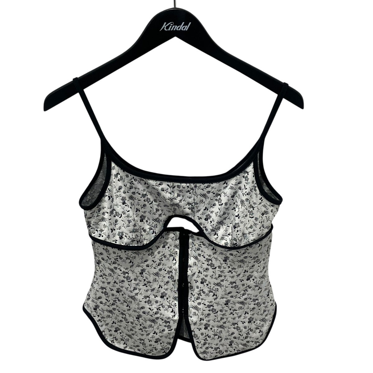 25AWFloral Jacquard Fraise Stitch Camisole Topキャミソール