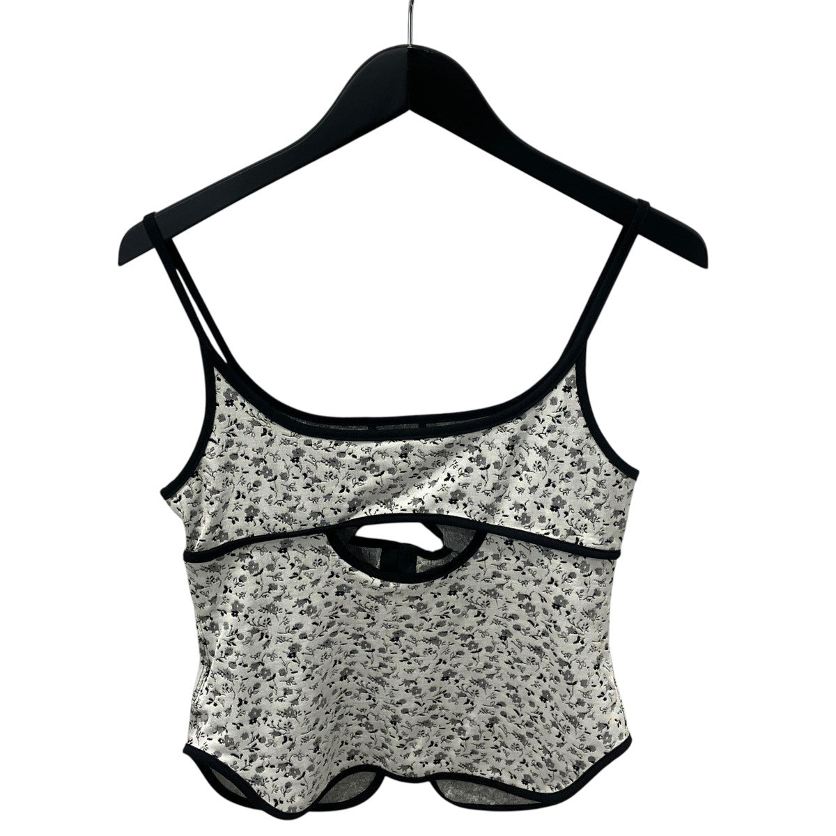 25AWFloral Jacquard Fraise Stitch Camisole Topキャミソール