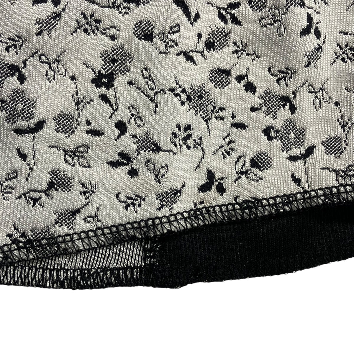 Floral Jacquard Fraise Stitch Dress長袖ワンピースMM25FW-JS027
