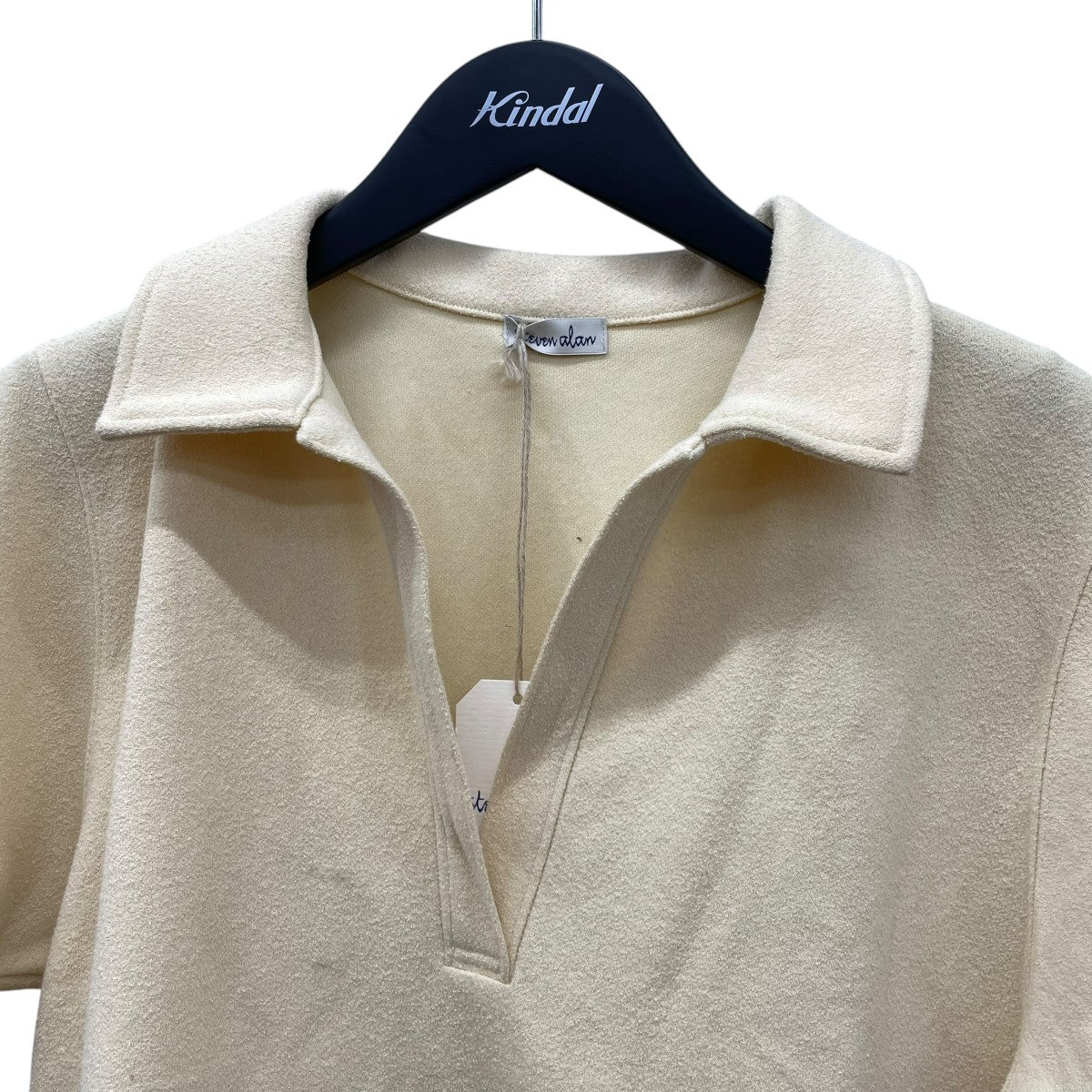 BOUCLE SKIPPER NECK PULLOVER半袖ポロシャツ8217-222-0350