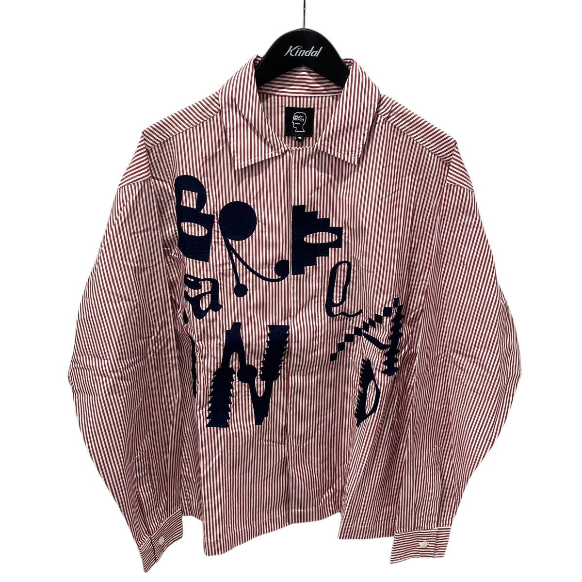 GASTROMANIAC BUTTON UP SHIRTストライプ長袖シャツ