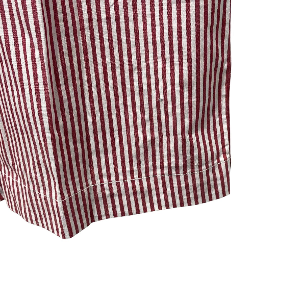 GASTROMANIAC BUTTON UP SHIRTストライプ長袖シャツ