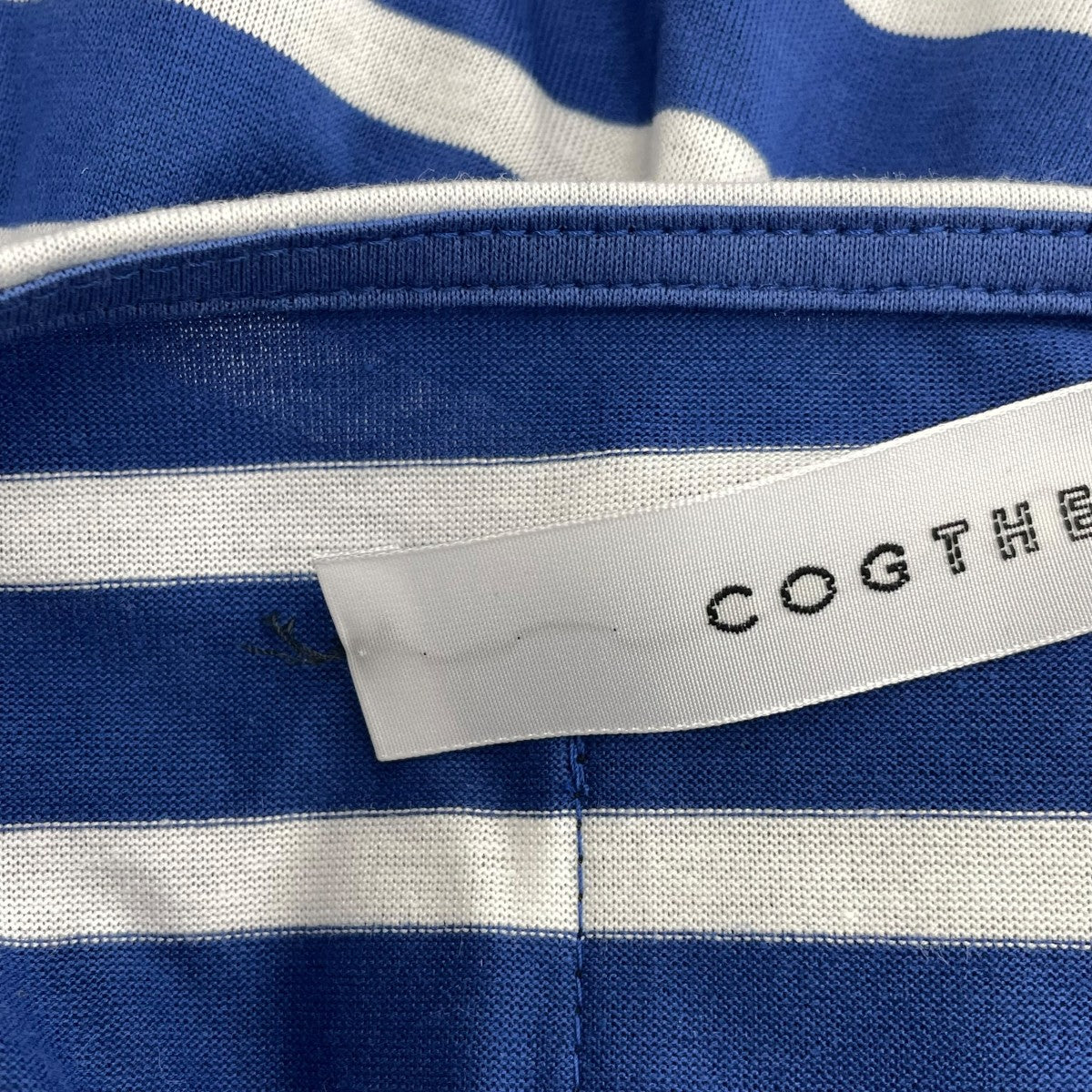 COGTHEBIGSMOKE 半袖ボーダーワンピース8401-137-806-1 古着・中古-5枚目のアイテム画像