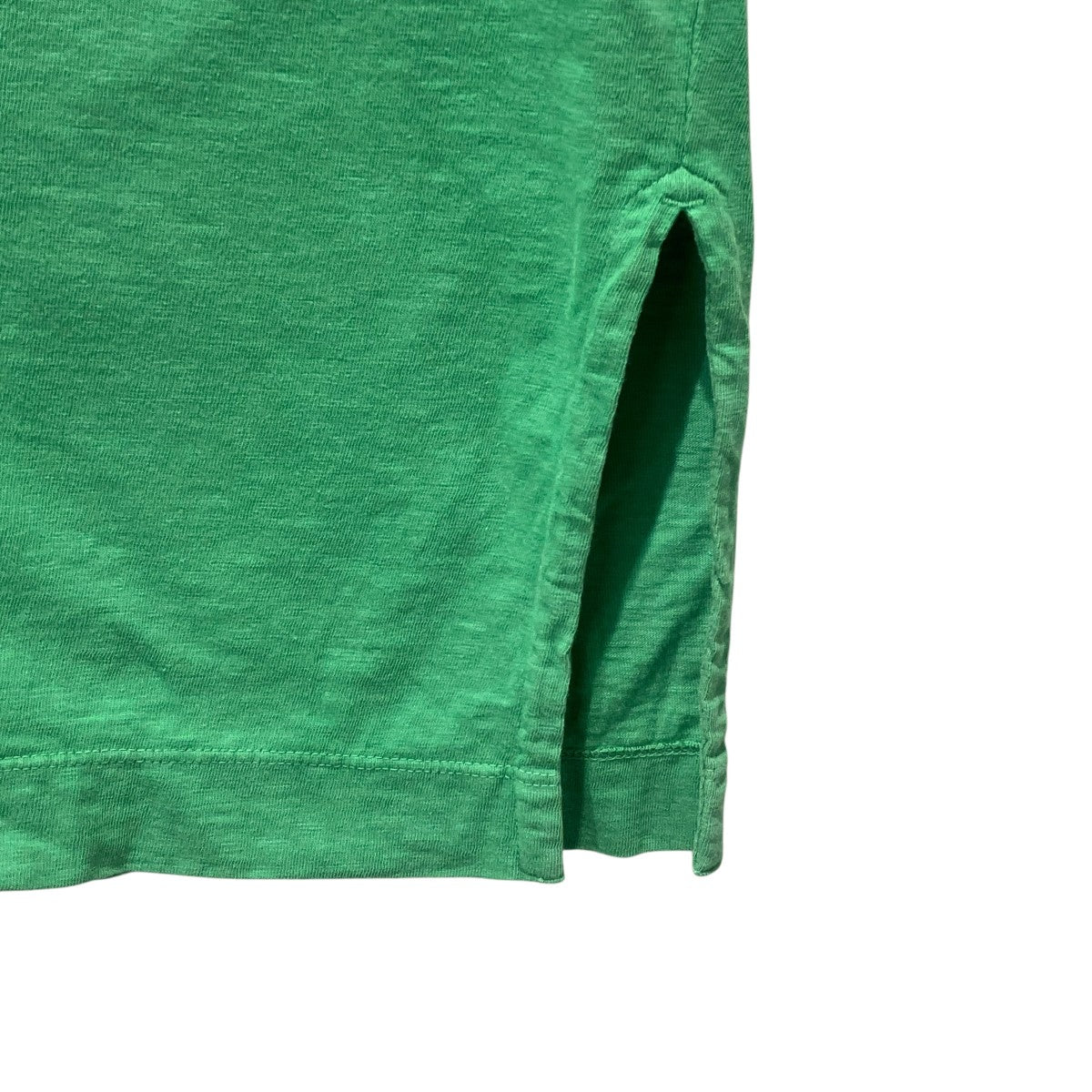 Best in BloomプリントのビッグスリットTシャツ半袖Tシャツ