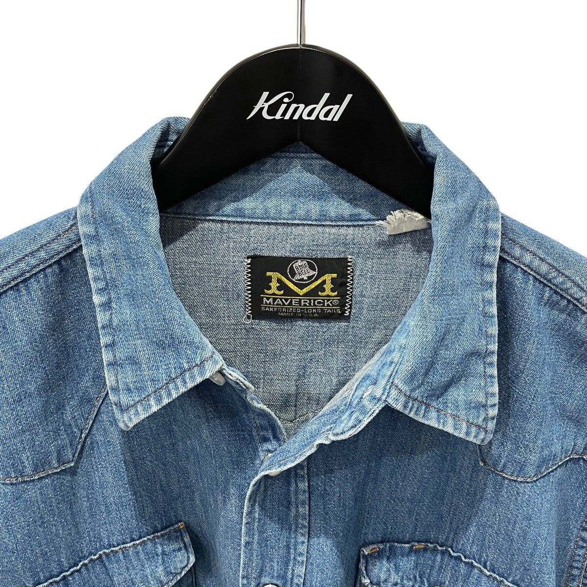 70sMaverick Western Denim Shirtsデニムシャツ