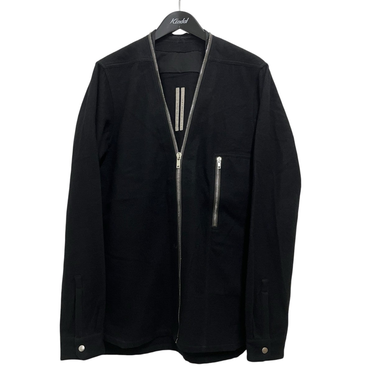 RICK OWENS 21AWZIP UP LARRY SHIRTジップアップシャツRU02A5288-WCF 古着・中古-1枚目のアイテム画像