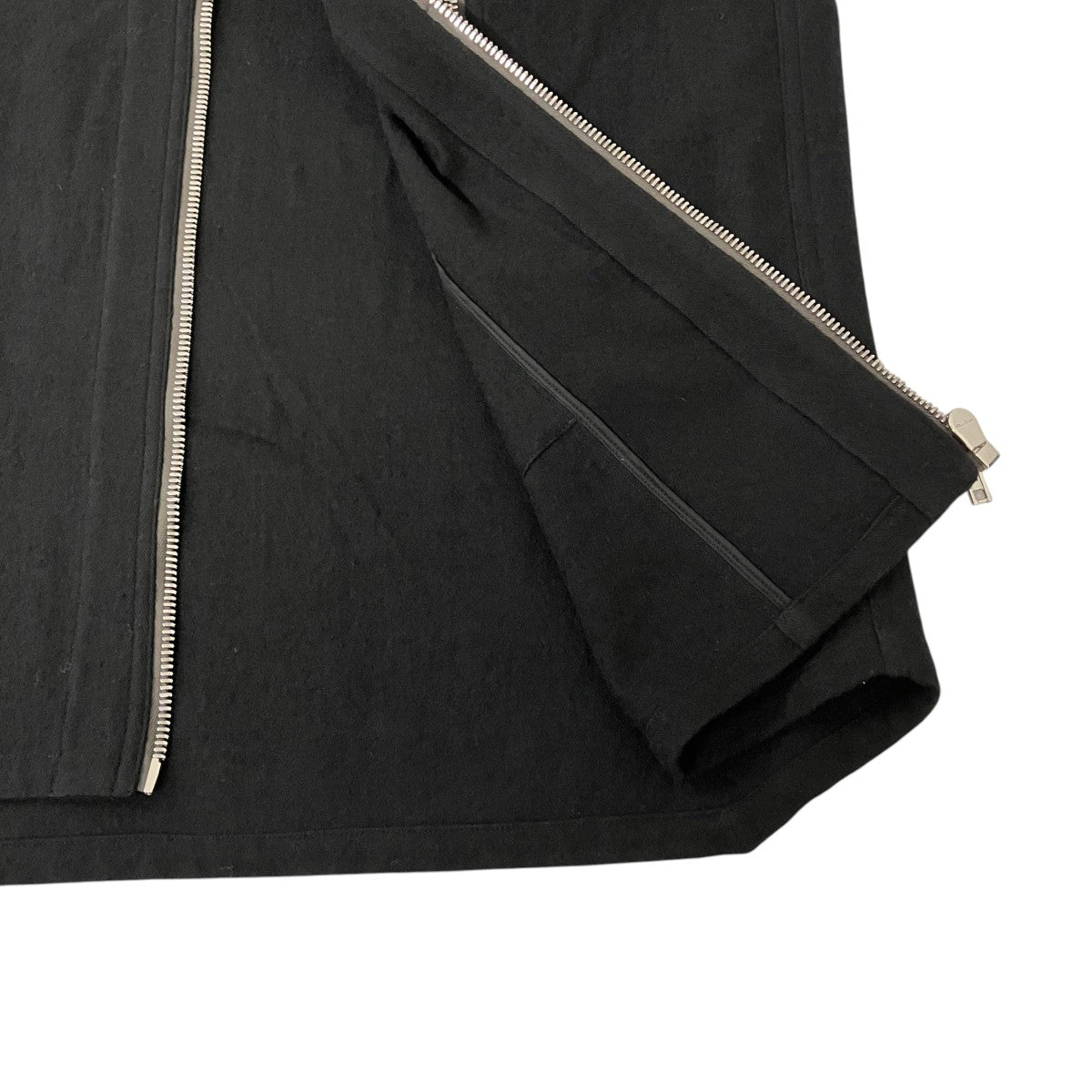 RICK OWENS 21AWZIP UP LARRY SHIRTジップアップシャツRU02A5288-WCF 古着・中古-5枚目のアイテム画像