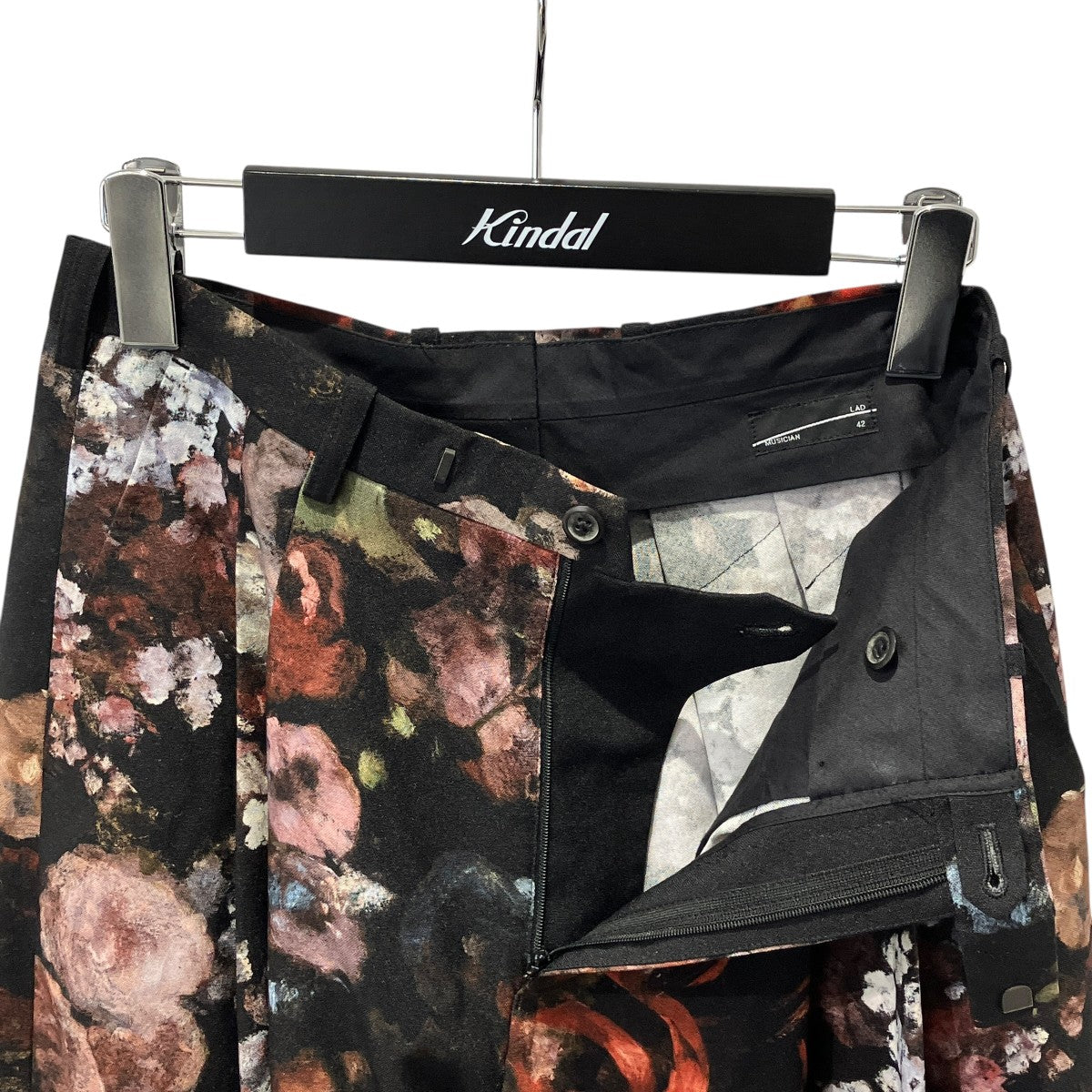 23SSFLOWER 2TUCK WIDE FLARE CROPPED SLACKSワイドパンツ2123-579