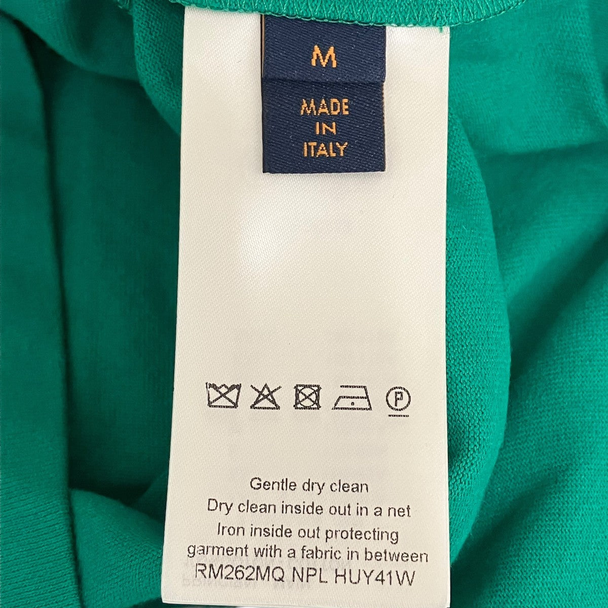 26SSエンブロイダリーシグネチャーTシャツRM262MQ NPL HUY41W 1AK619
