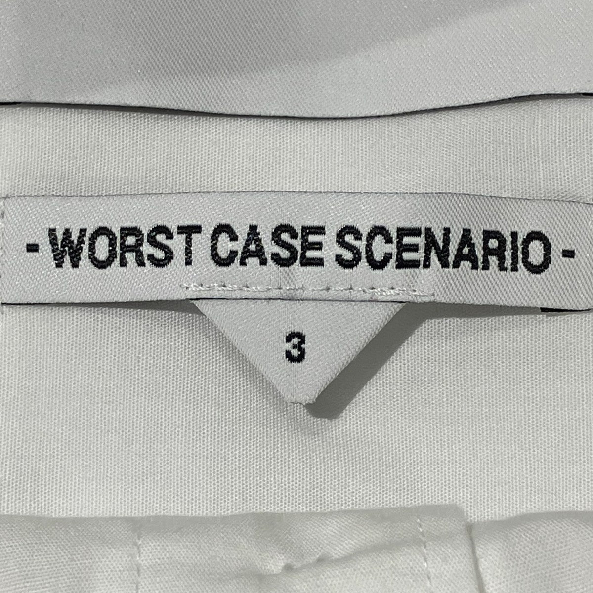 WORST CASE SCENARIOレギュラーシャツYKS19216SP