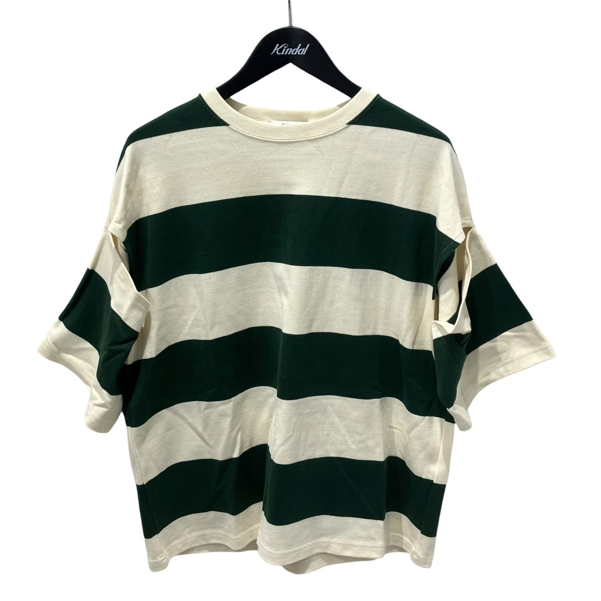 23SSHeavy weight border slit sleeveボーダーTシャツPS23-CS06