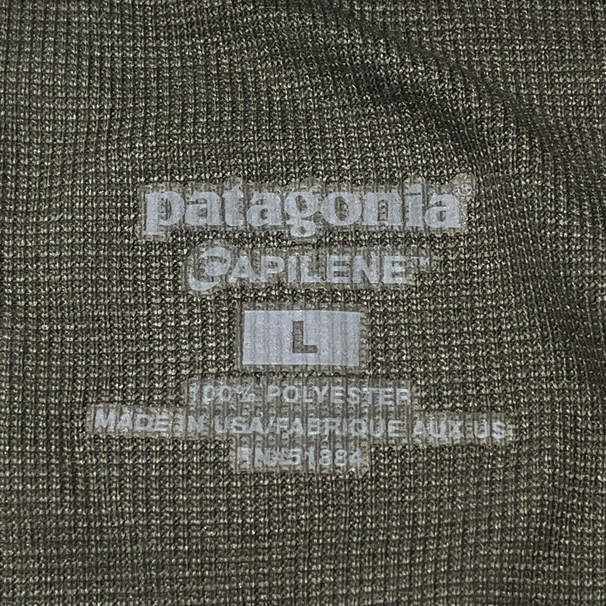 00sUSA製 CAPILENE LW CREW長袖Tシャツ19009