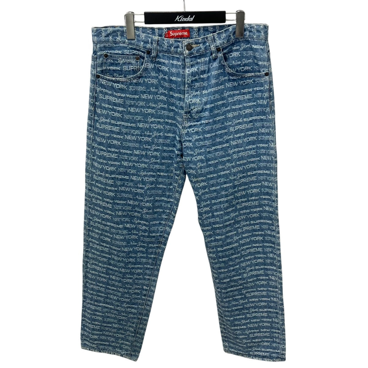 Multi Type Jacquard Regular Jeanデニムパンツ