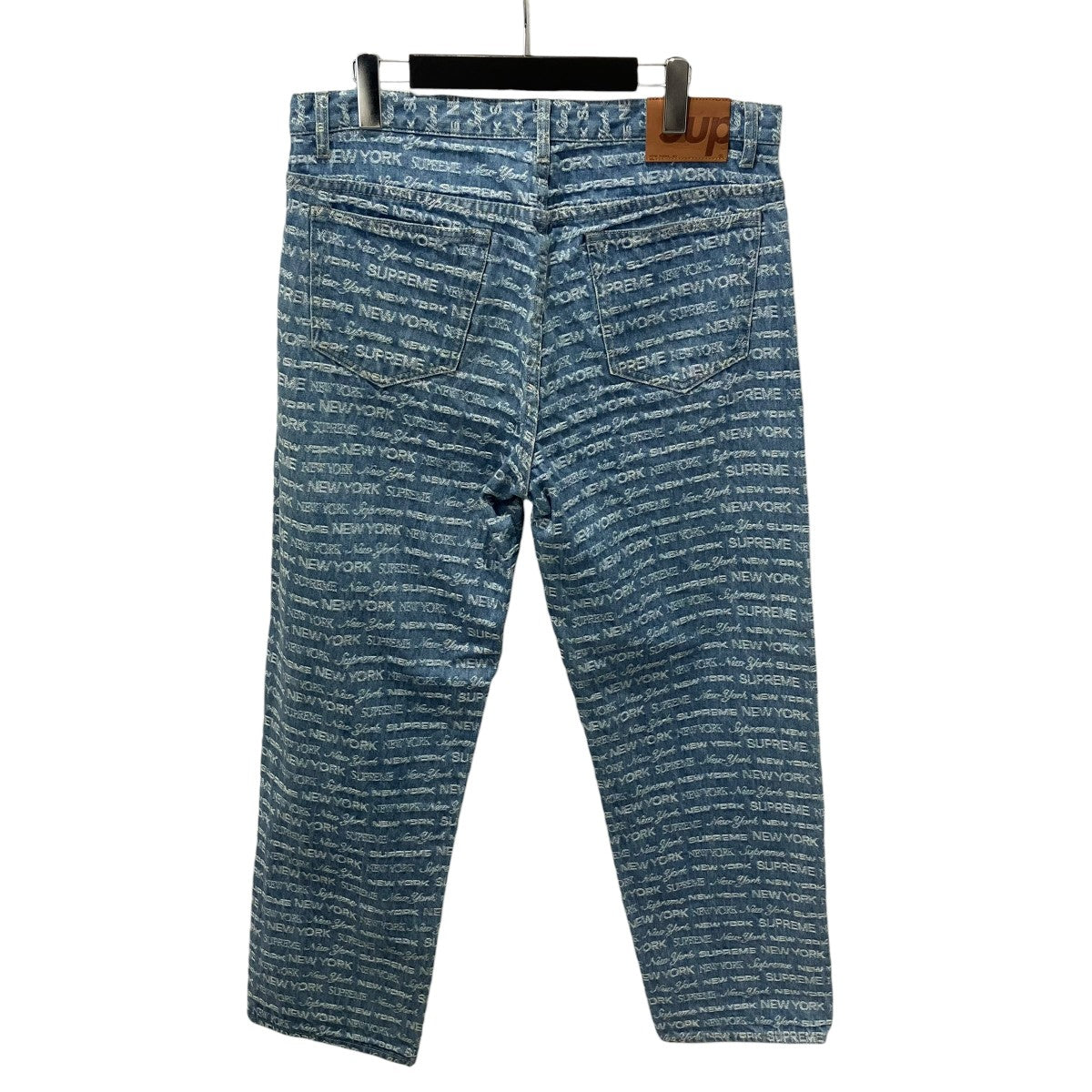 Multi Type Jacquard Regular Jeanデニムパンツ