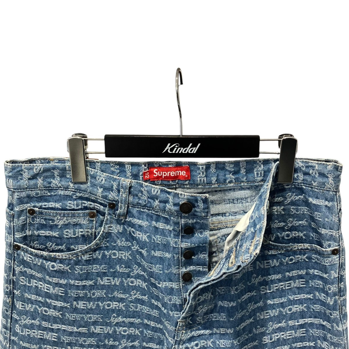 Multi Type Jacquard Regular Jeanデニムパンツ